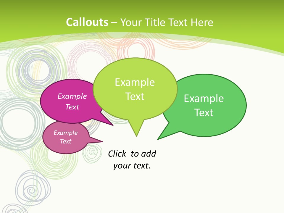 Color Wallpaper Childrens PowerPoint Template