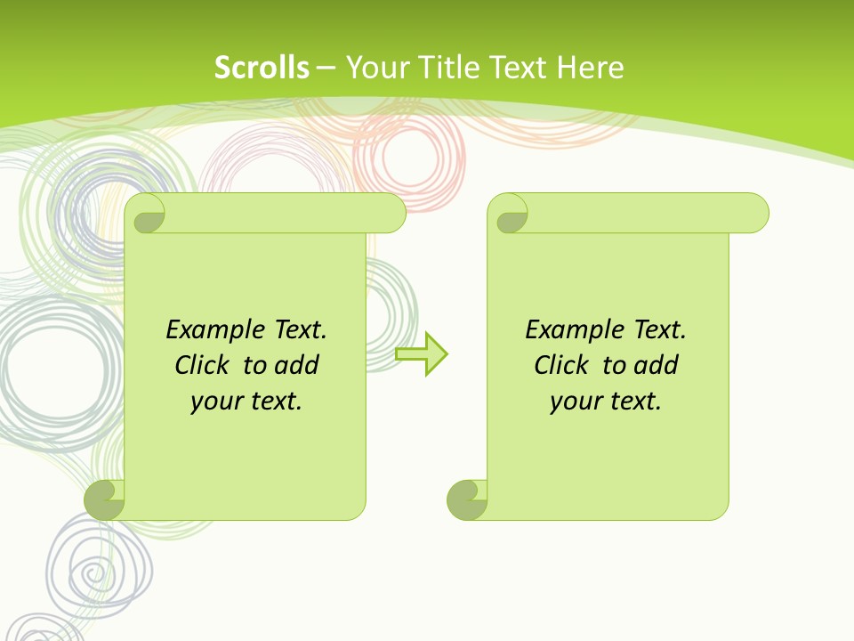 Color Wallpaper Childrens PowerPoint Template