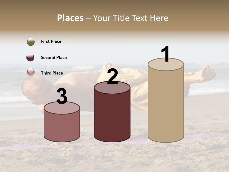 Coastline Male Serene PowerPoint Template