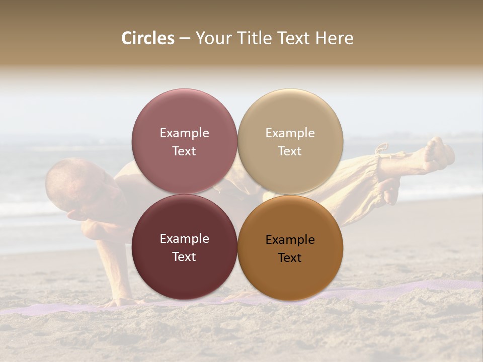 Coastline Male Serene PowerPoint Template