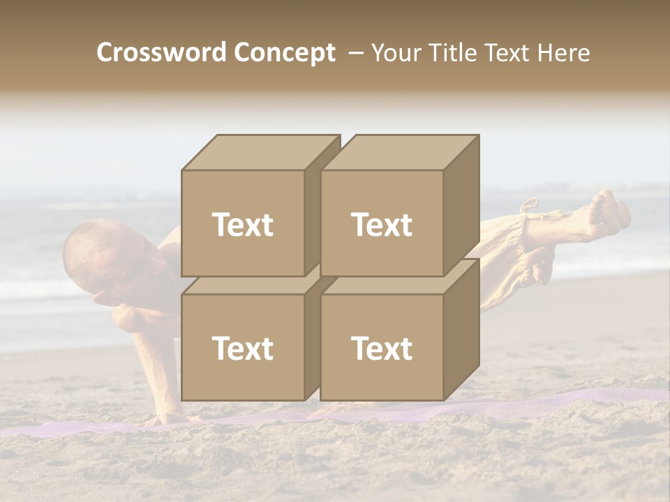 Coastline Male Serene PowerPoint Template