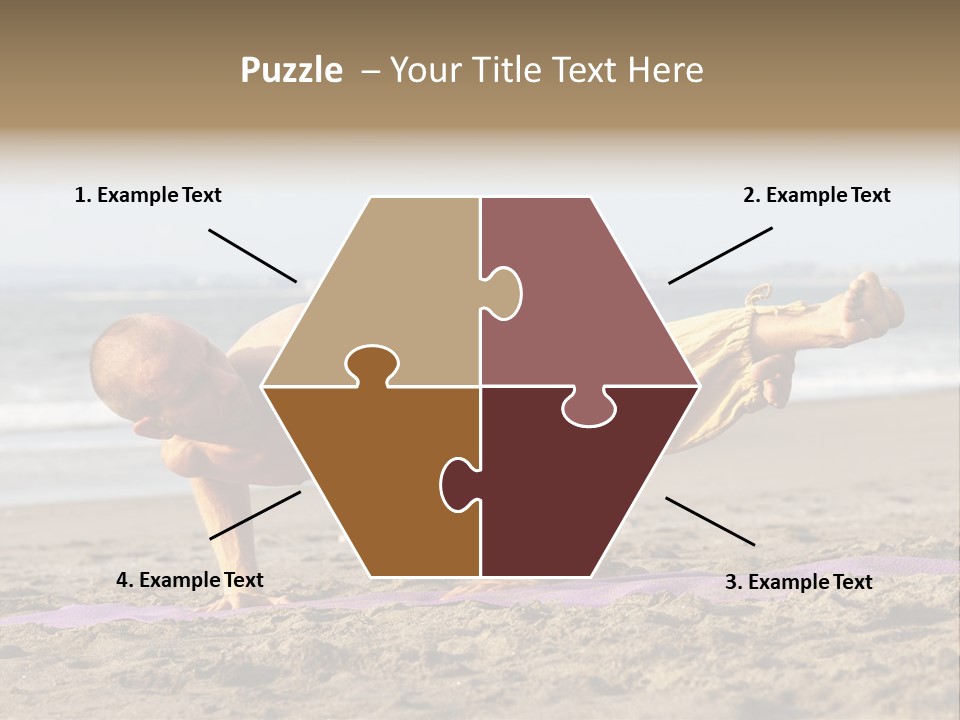 Coastline Male Serene PowerPoint Template