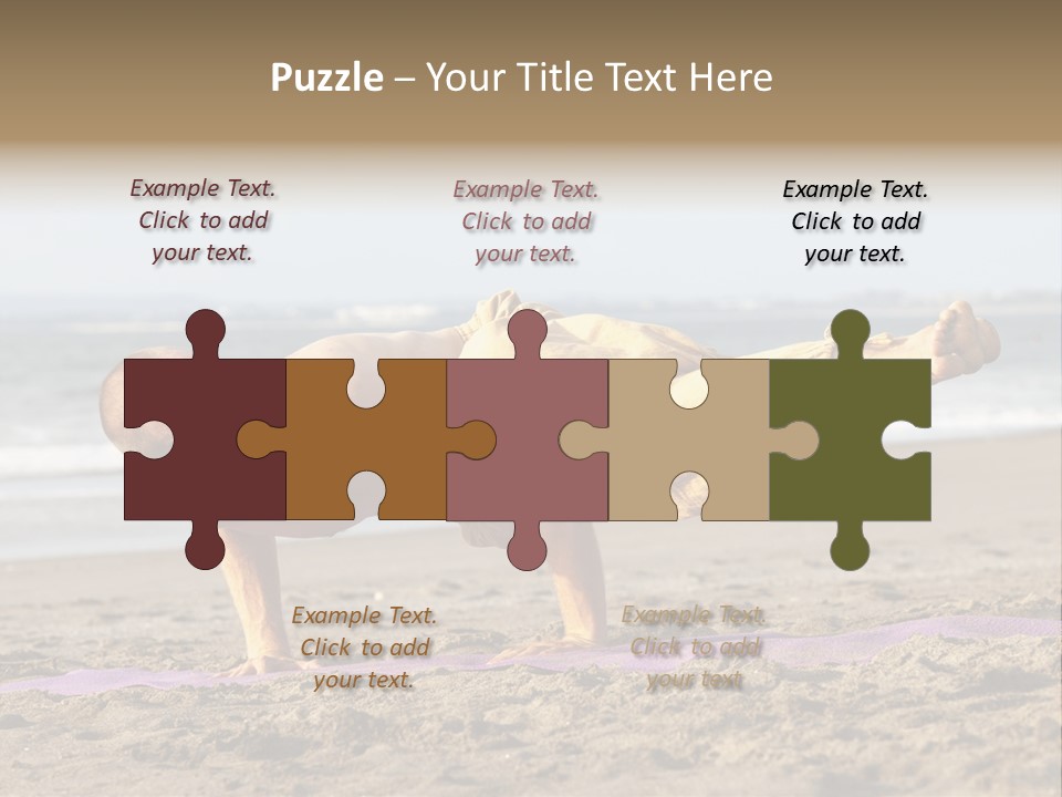 Coastline Male Serene PowerPoint Template