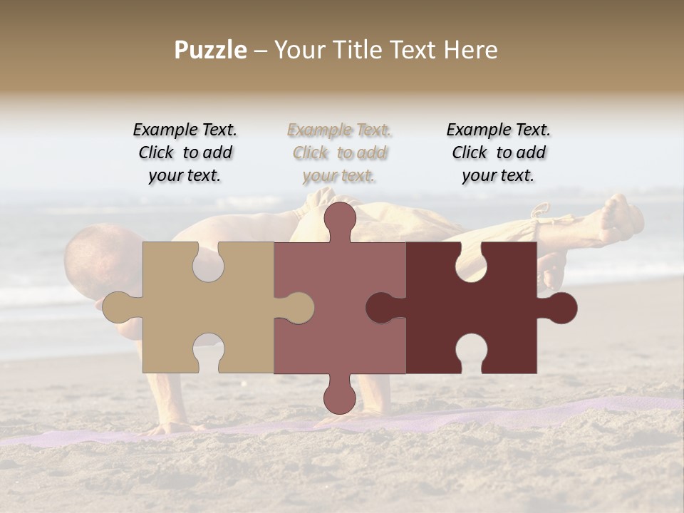 Coastline Male Serene PowerPoint Template