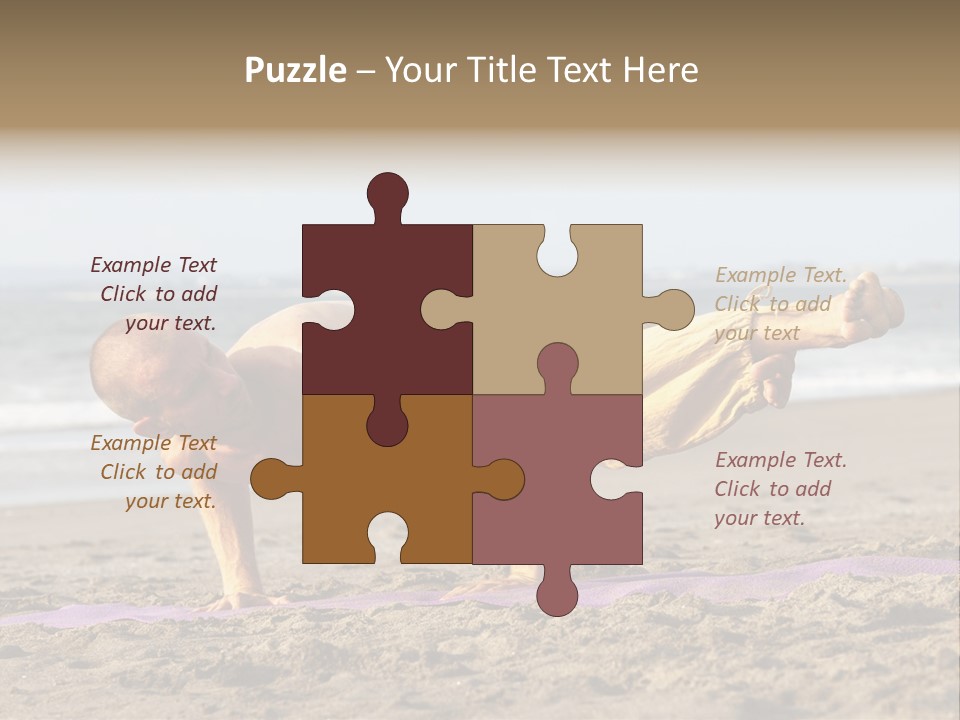 Coastline Male Serene PowerPoint Template