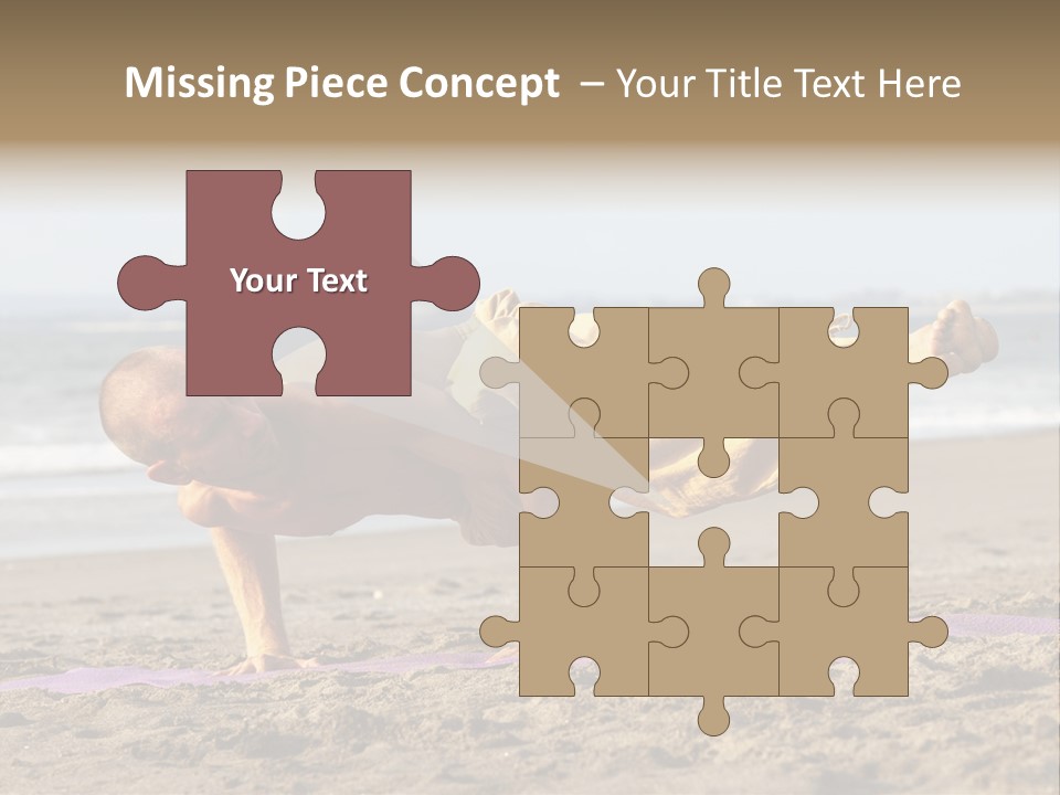 Coastline Male Serene PowerPoint Template