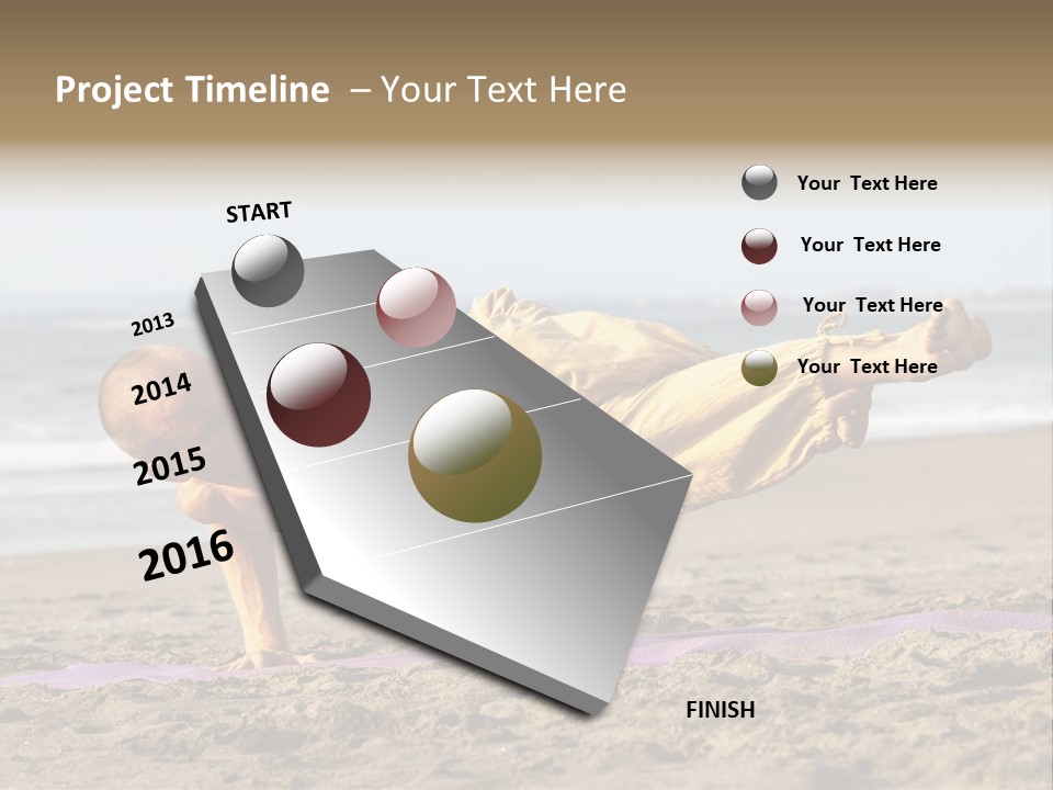 Coastline Male Serene PowerPoint Template