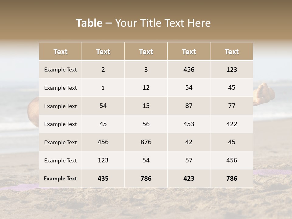 Coastline Male Serene PowerPoint Template