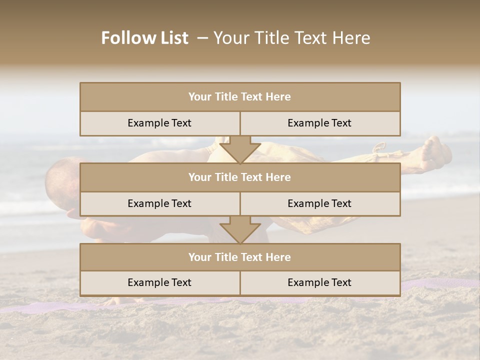 Coastline Male Serene PowerPoint Template