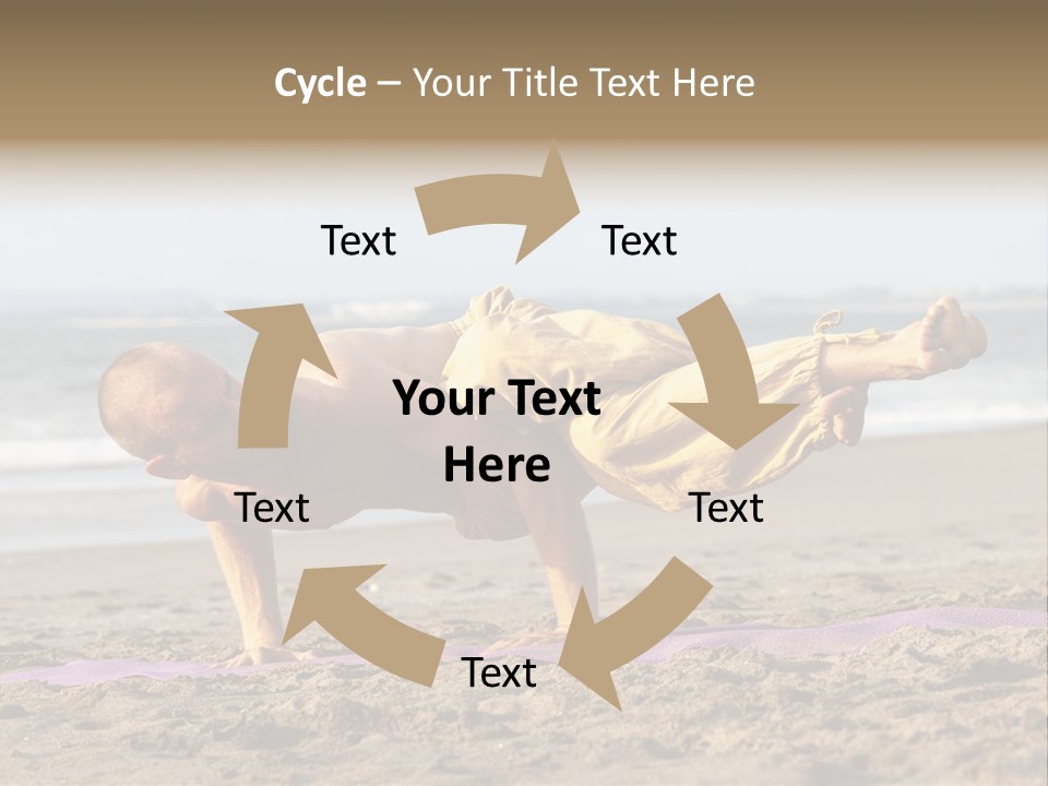 Coastline Male Serene PowerPoint Template