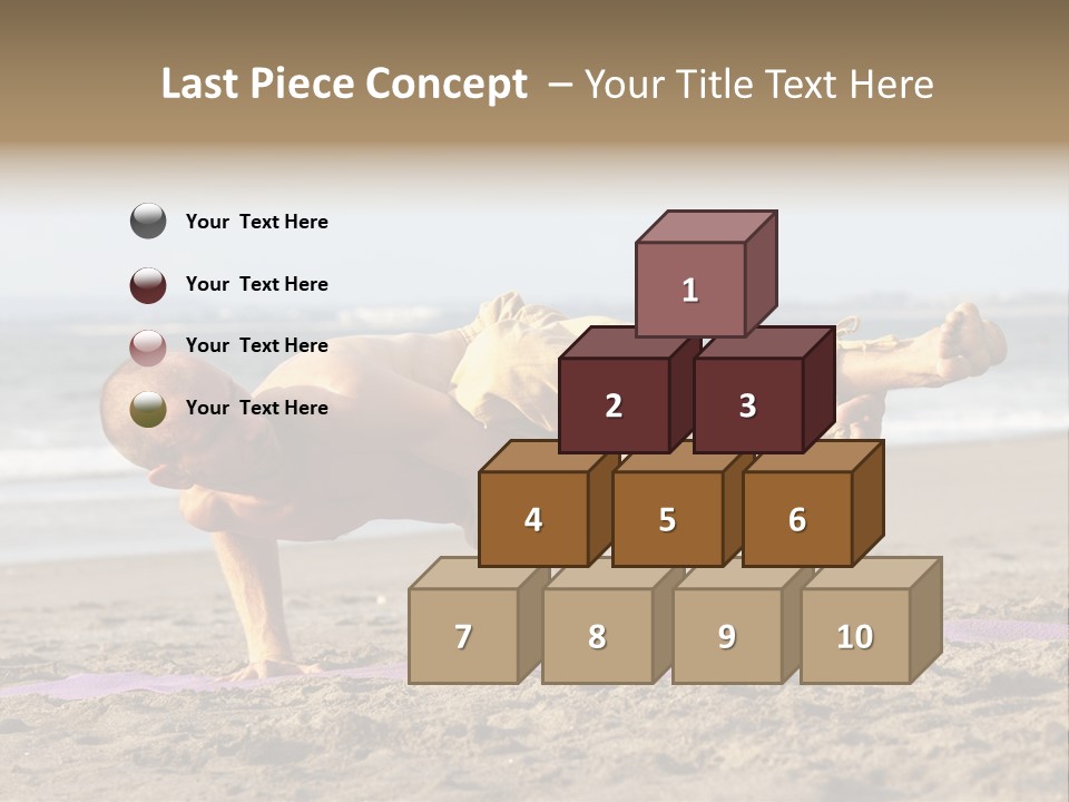 Coastline Male Serene PowerPoint Template