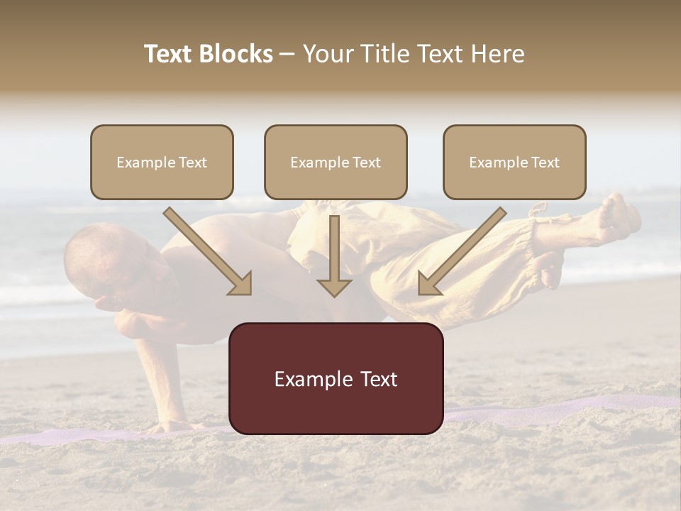 Coastline Male Serene PowerPoint Template