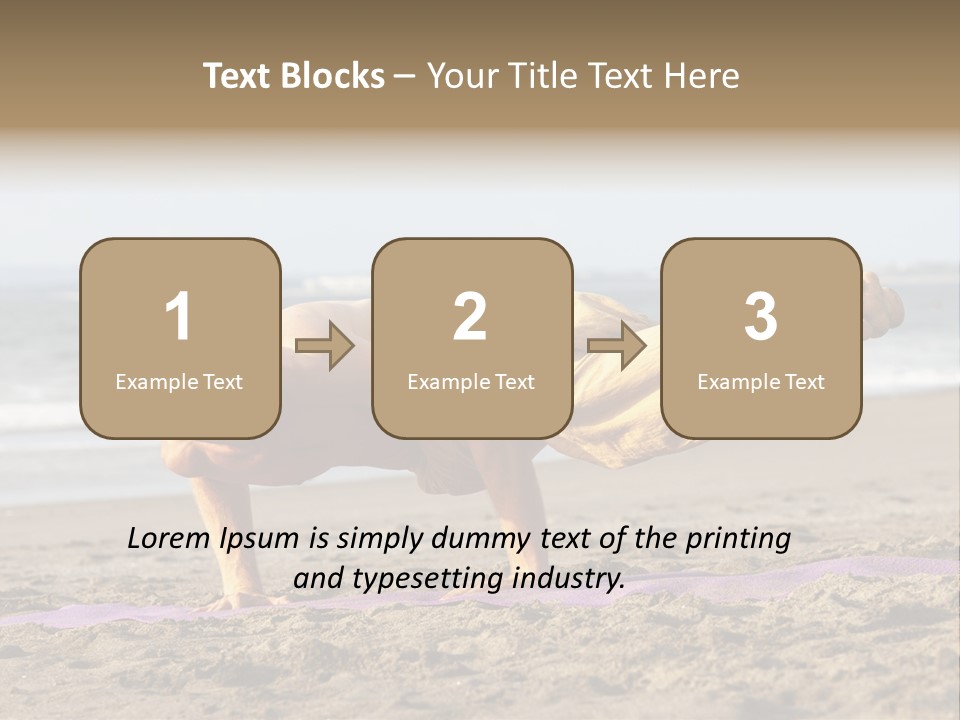 Coastline Male Serene PowerPoint Template