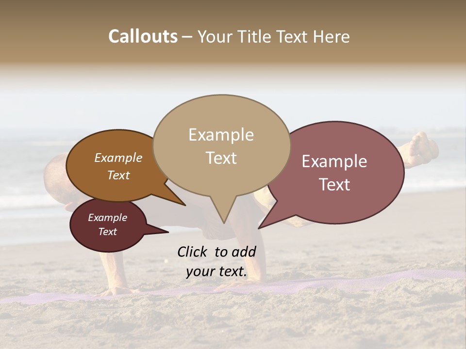 Coastline Male Serene PowerPoint Template
