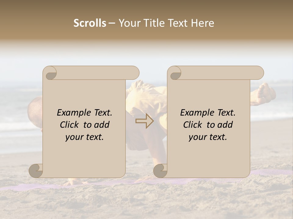 Coastline Male Serene PowerPoint Template