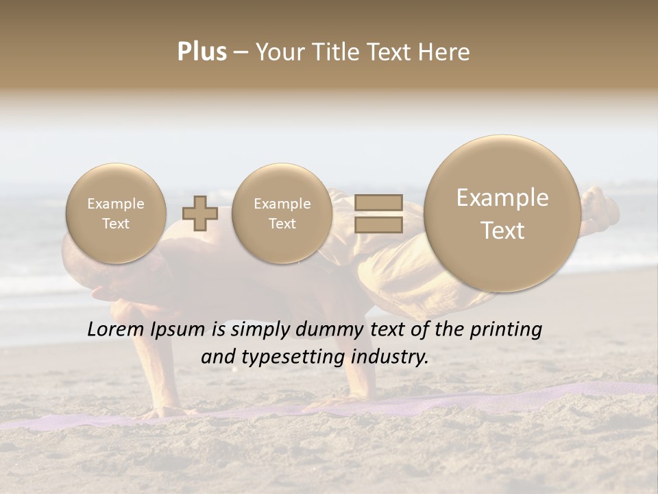 Coastline Male Serene PowerPoint Template