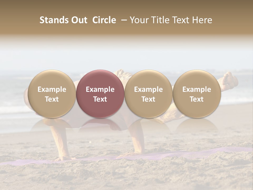 Coastline Male Serene PowerPoint Template