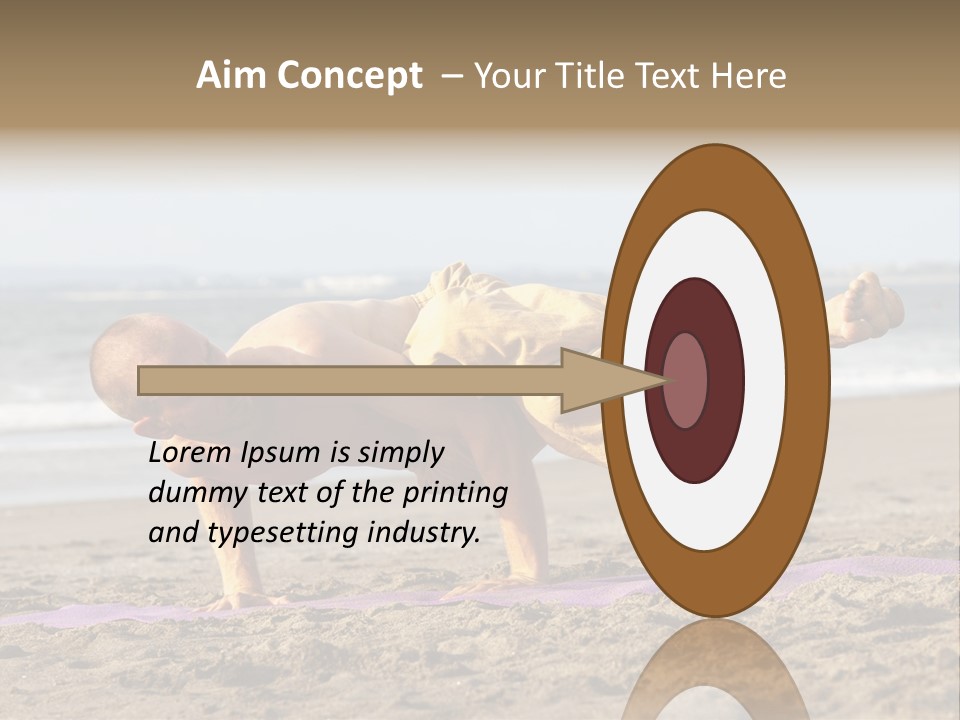 Coastline Male Serene PowerPoint Template