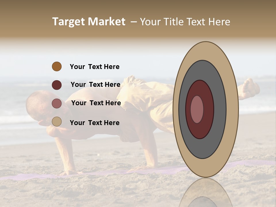 Coastline Male Serene PowerPoint Template