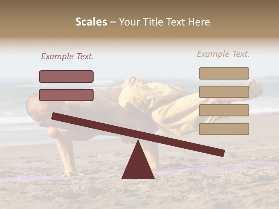 Coastline Male Serene PowerPoint Template