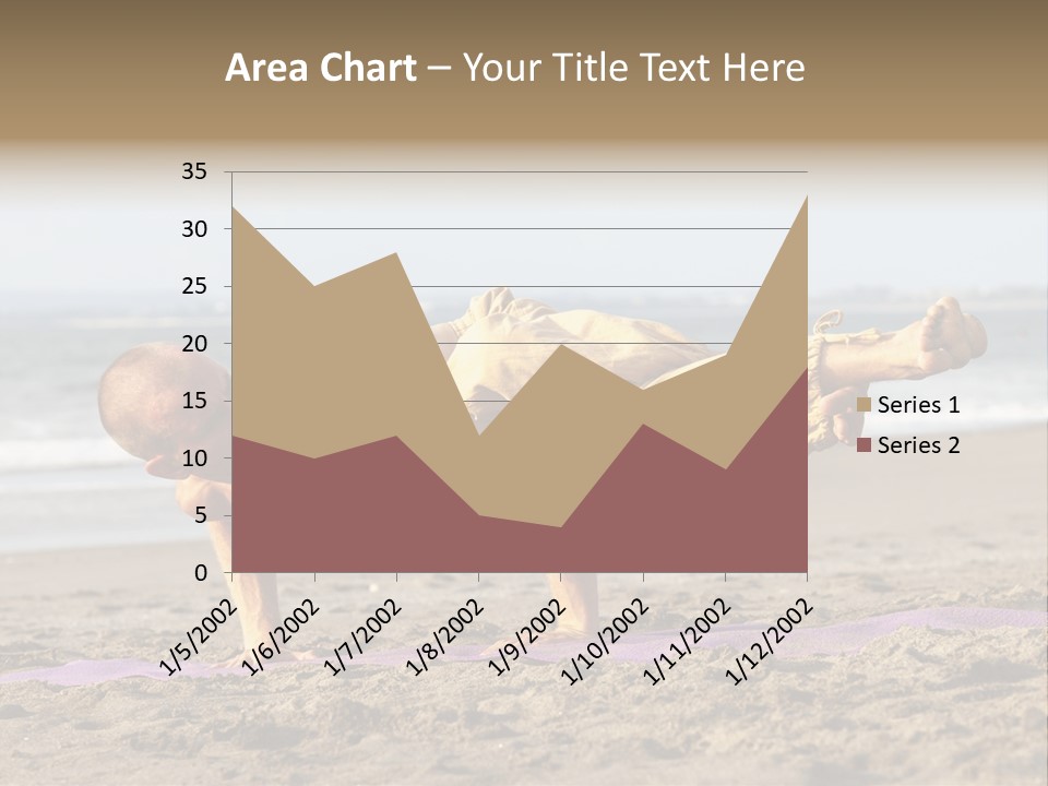Coastline Male Serene PowerPoint Template