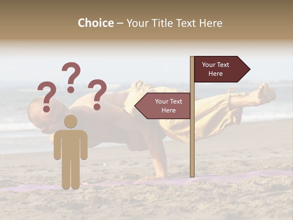 Coastline Male Serene PowerPoint Template