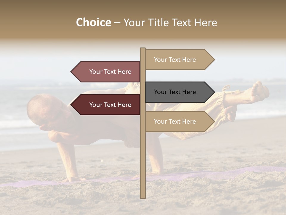 Coastline Male Serene PowerPoint Template
