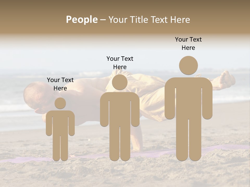 Coastline Male Serene PowerPoint Template