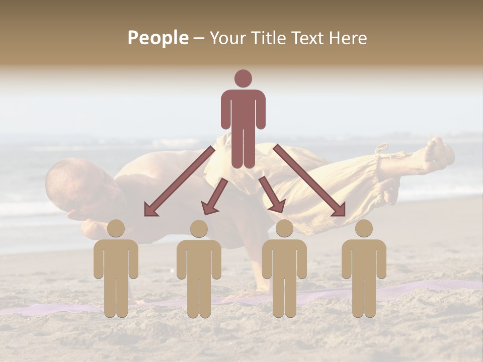 Coastline Male Serene PowerPoint Template