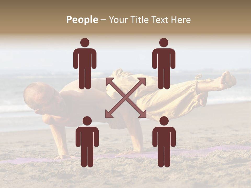 Coastline Male Serene PowerPoint Template