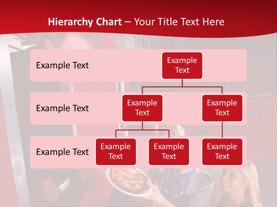 Happy Dinner Woman PowerPoint Template