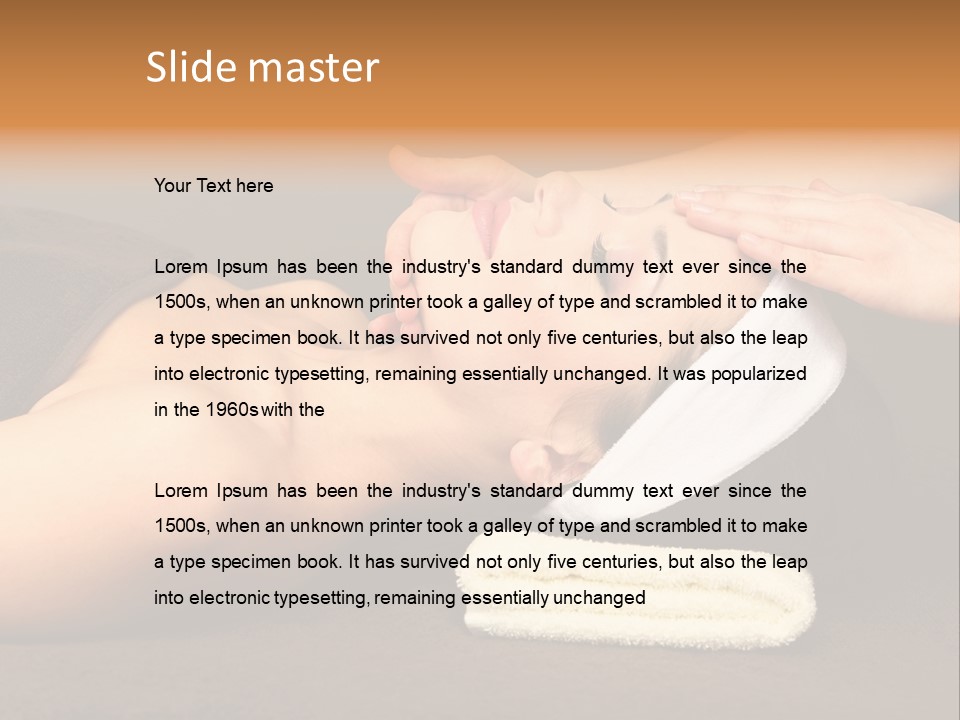 Eyes Background Person PowerPoint Template