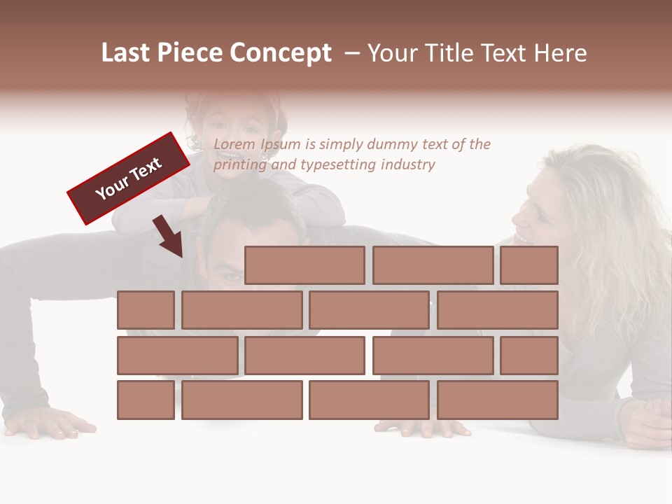 Power Childhood Child PowerPoint Template