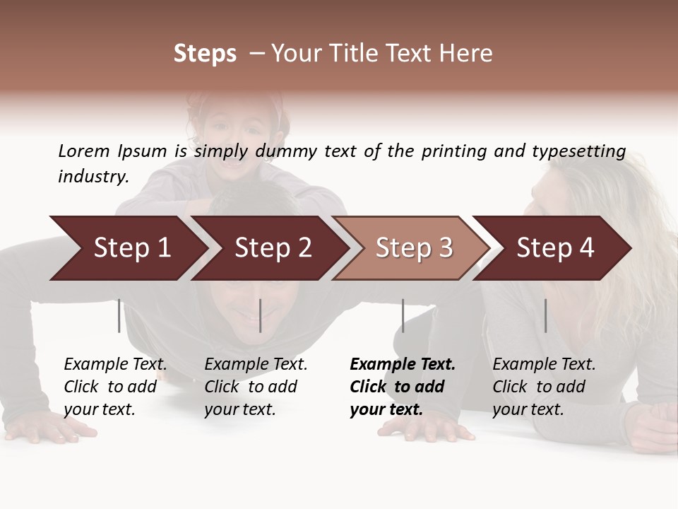 Power Childhood Child PowerPoint Template