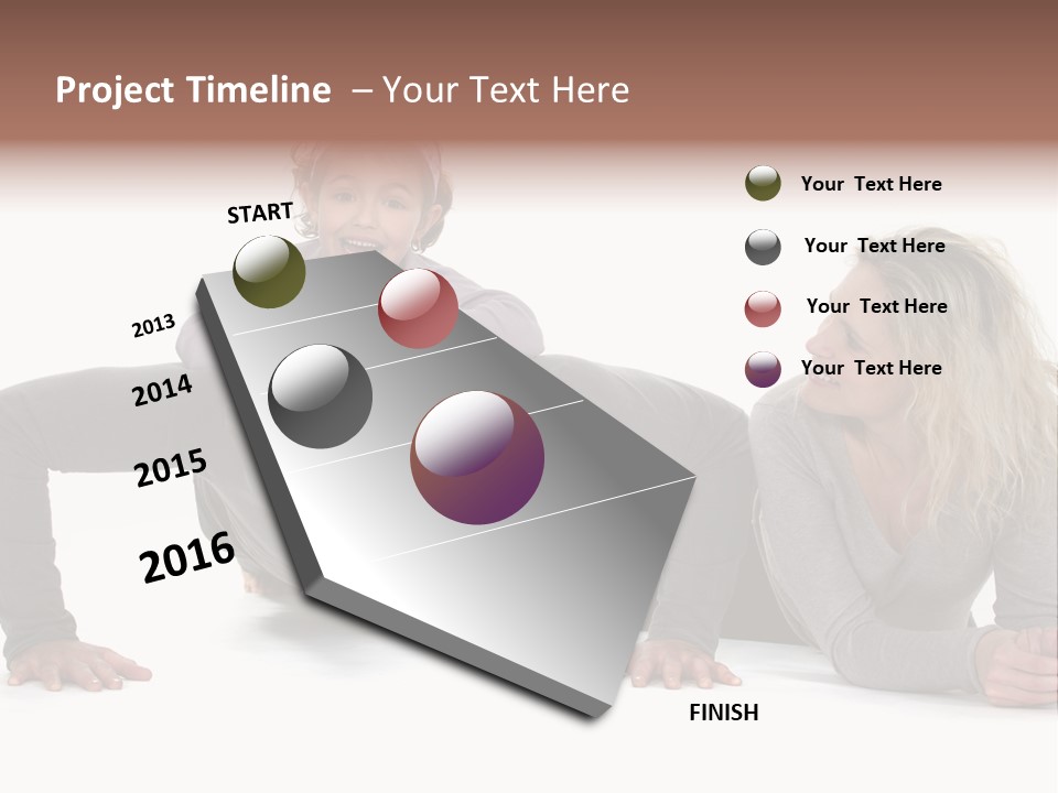 Power Childhood Child PowerPoint Template