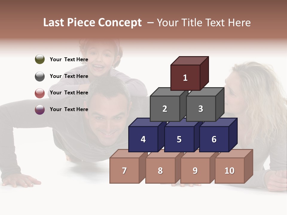 Power Childhood Child PowerPoint Template