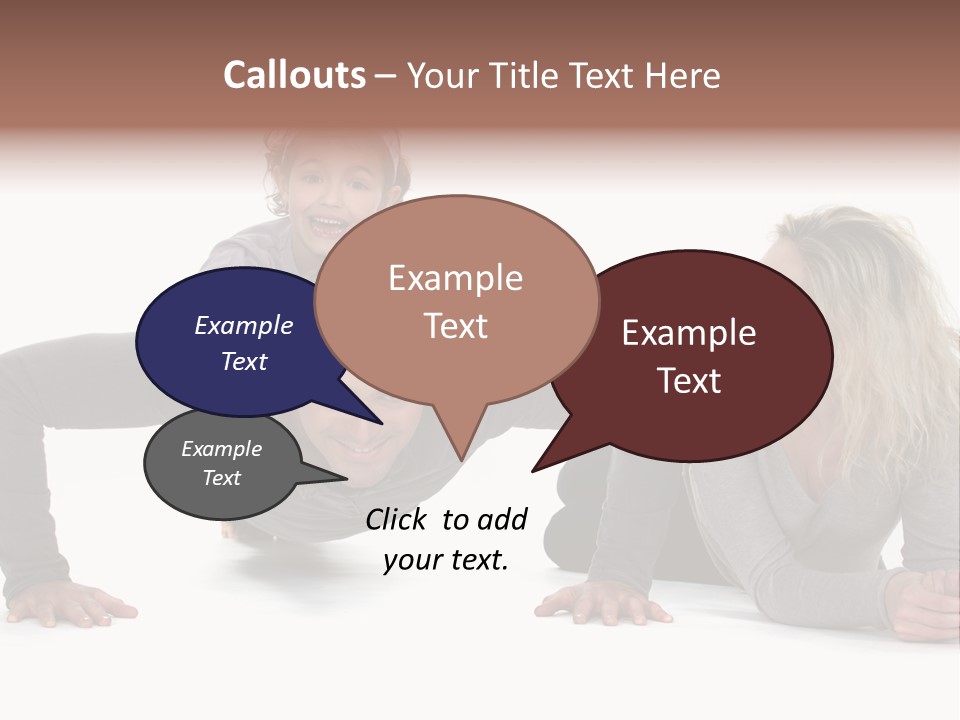 Power Childhood Child PowerPoint Template