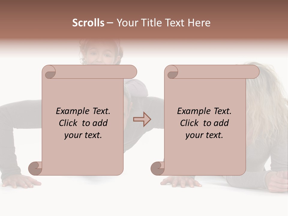 Power Childhood Child PowerPoint Template