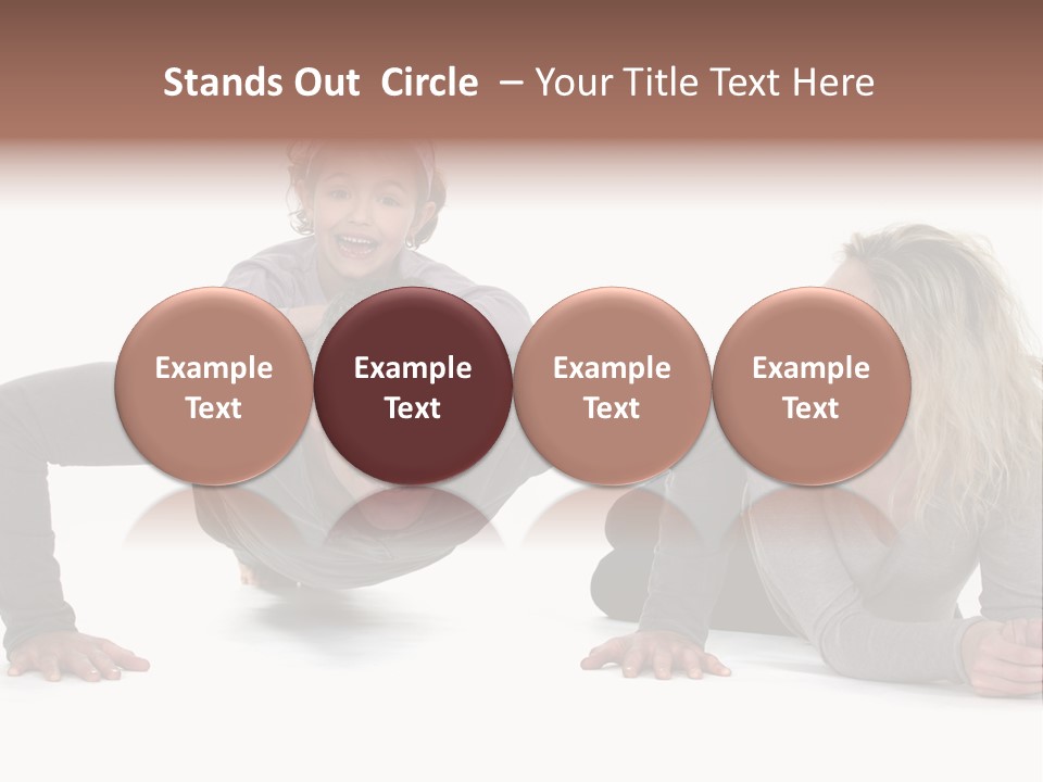 Power Childhood Child PowerPoint Template