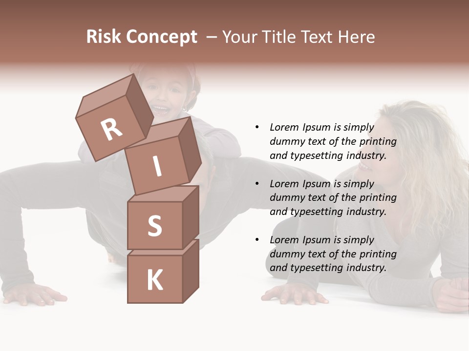 Power Childhood Child PowerPoint Template