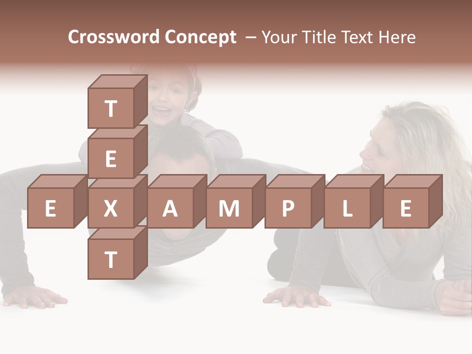 Power Childhood Child PowerPoint Template