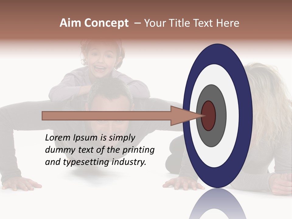 Power Childhood Child PowerPoint Template