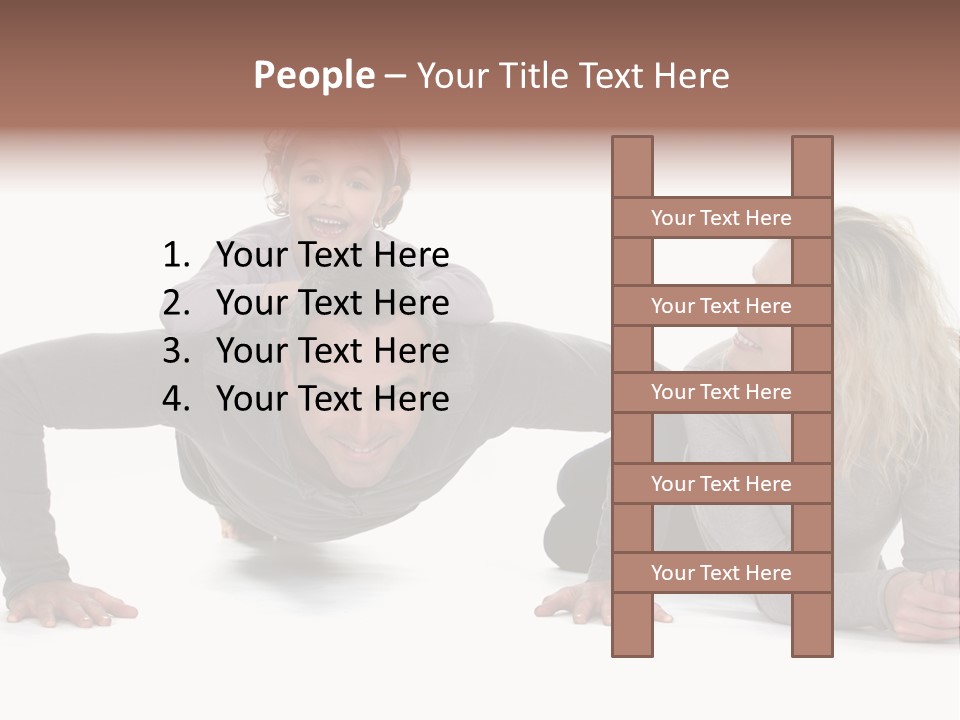 Power Childhood Child PowerPoint Template