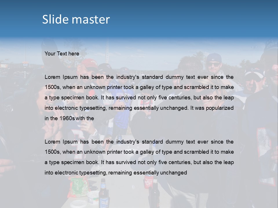 Tailgate Party New England Foxborough PowerPoint Template