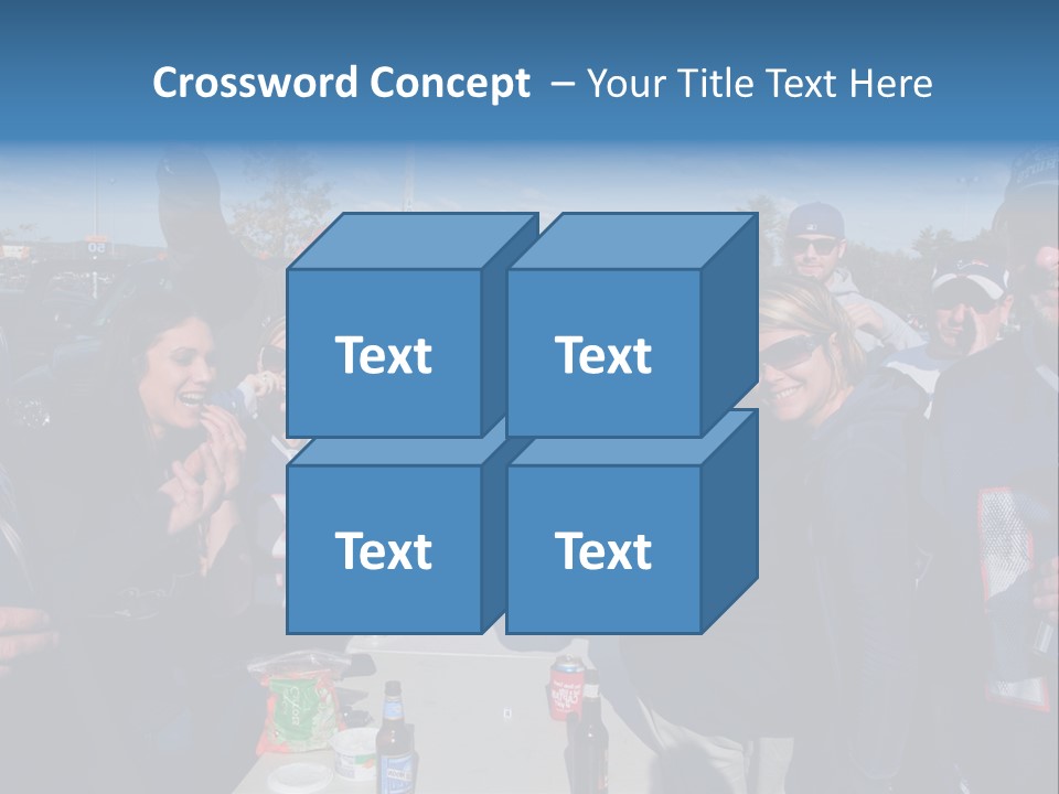 Tailgate Party New England Foxborough PowerPoint Template
