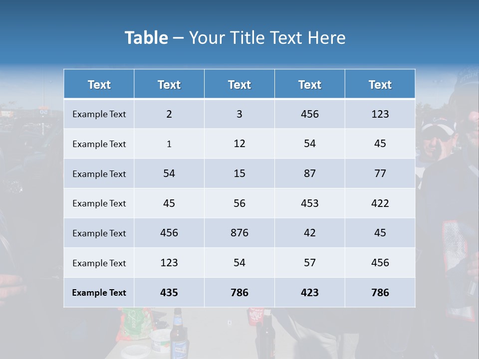 Tailgate Party New England Foxborough PowerPoint Template