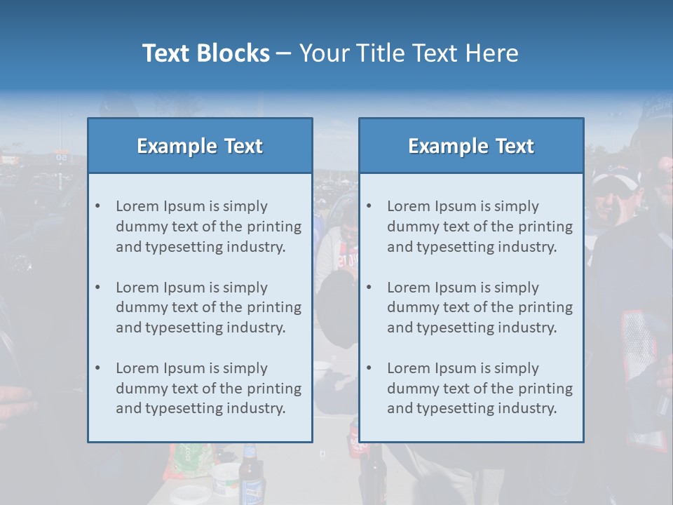 Tailgate Party New England Foxborough PowerPoint Template