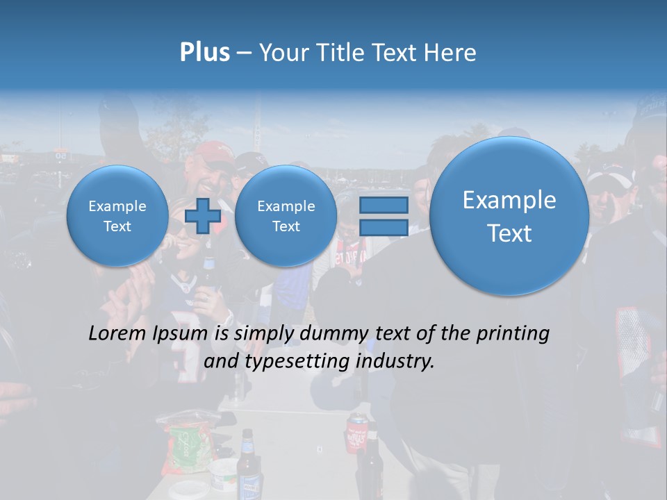 Tailgate Party New England Foxborough PowerPoint Template