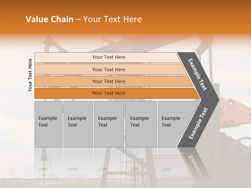 Pipeline Helmet Petroleum PowerPoint Template