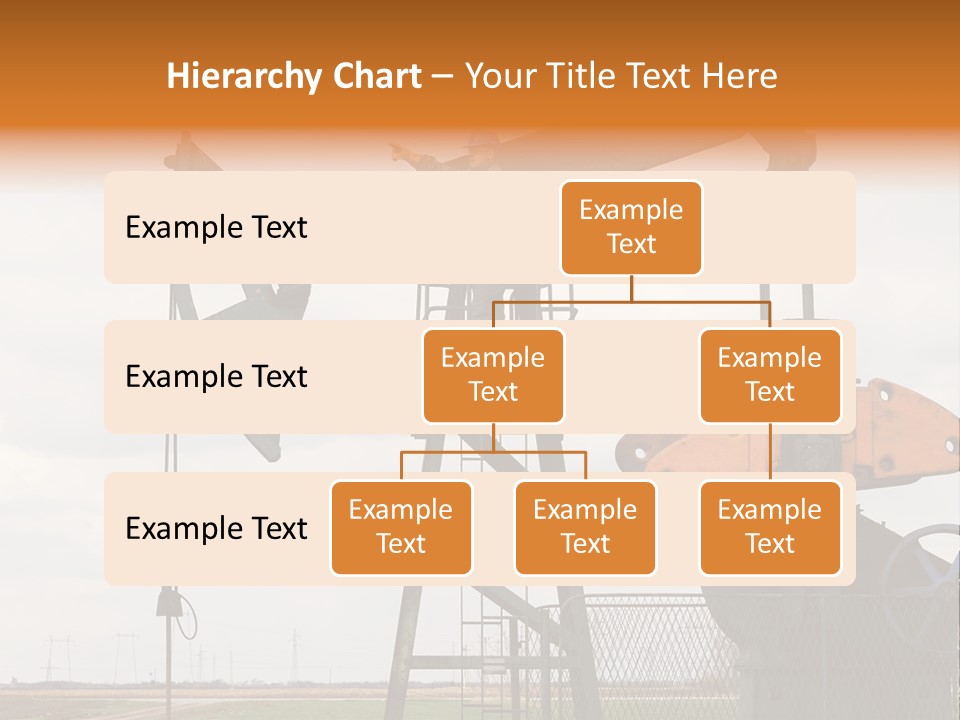 Pipeline Helmet Petroleum PowerPoint Template